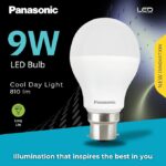 Panasonic 9 Watt LED Bulb, B22 Base (Pack 2) - Image 2