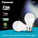 Panasonic 9 Watt LED Bulb, B22 Base (Pack 2) - Image 3