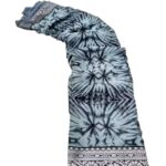 Women's Elegant Tie-Dye Printed Saree with Contrast Border – Lightweight Casual & Party Wear Saree with Blouse Piece - Image 4